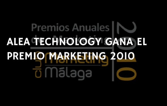Alea Technology gana el Premio Marketing 2010 - PORTADA