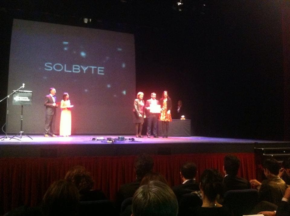 Solbyte primera finalista Premios AJE Málaga 2015 en la categoría “Trayectoria Empresarial”