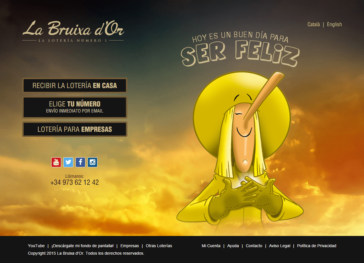 Solbyte desarrolla la página web de la administración de lotería La Bruja de Oro