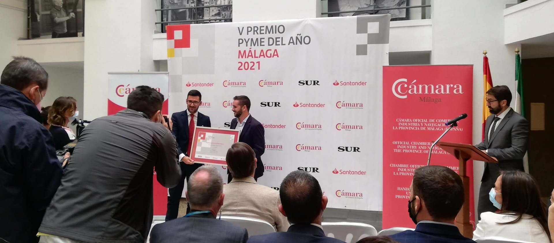 Solbyte, galardonada en los Premios Pyme del Año Málaga 2021