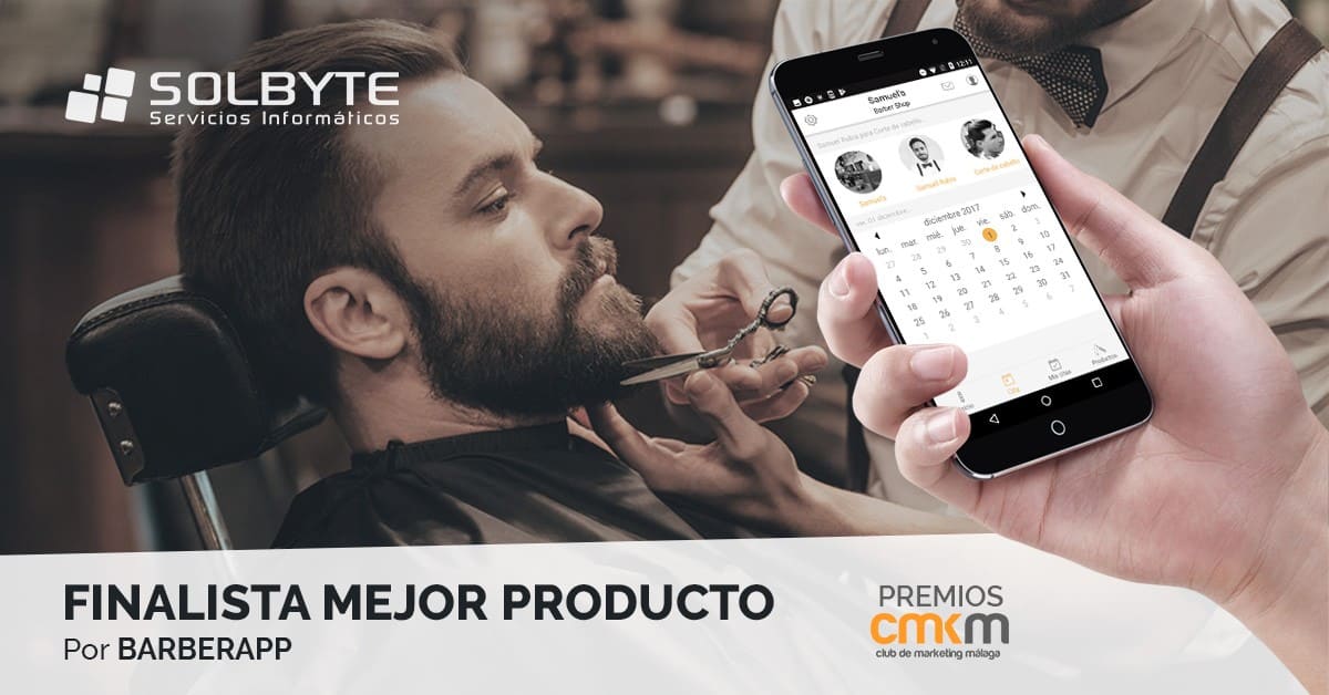 solbyte finalista en los premios del club de marketing de malaga por mejor producto