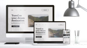 ejemplo de creación de página web en sus formatos responsive