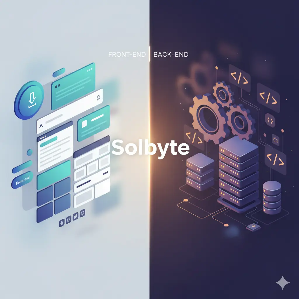 diferencias entre frontend y backend